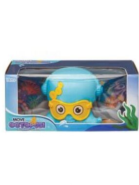 Blue Octopus Kids Bath Toy WIND-UP & SEE THE OCTOPUS WALK WITH FUNNY MOTION NWT